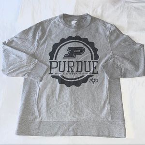 Lauren James Gray Purdue Boilermakers Crewneck Sweatshirt